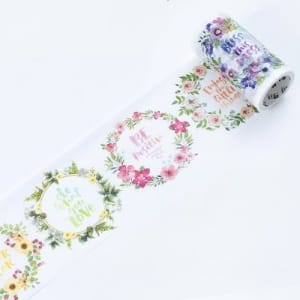 Doodled Quotes - Japanese Washi Tape (8 cm by 5 m)