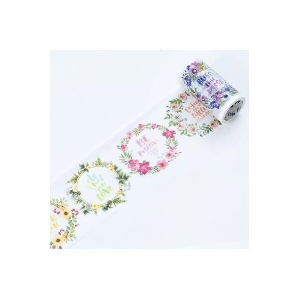 Doodled Quotes - Japanese Washi Tape (8 cm by 5 m)