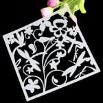 Stencil - Dragonflies (5 by 5 inch)