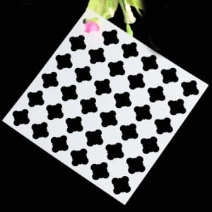 Stencil - Simple Ornate (5 by 5 inch)