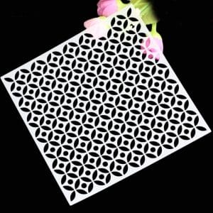 Stencil - Detailed Circles (5 by 5 inch)