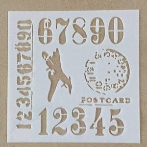 Stencil - Numbered (5 by 5 inch)