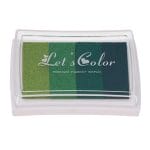 Lets Color Ombre Ink Pads - Green