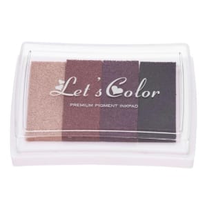 Lets Color Ombre Ink Pads - Brown