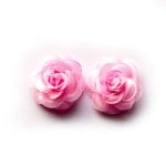 Fabric Roses - Pink (Pack of 3 flowers)