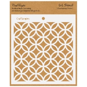 CrafTangles 6"x6" Stencil - Overlapping Circles