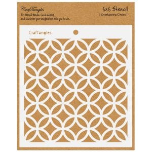 CrafTangles 6"x6" Stencil - Overlapping Circles