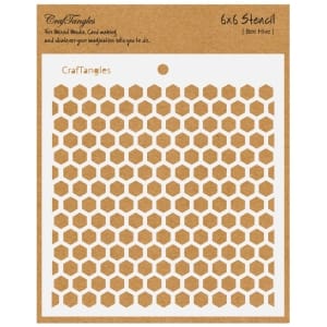 CrafTangles 6"x6" Stencil - Beehive