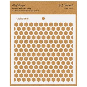 CrafTangles 6"x6" Stencil - Beehive