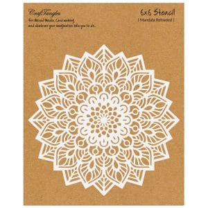 CrafTangles 6"x6" Stencil - Mandala Reloaded