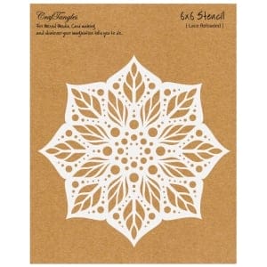 CrafTangles 6"x6" Stencil - Lace Reloaded