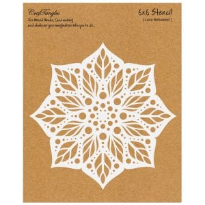 CrafTangles 6"x6" Stencil - Lace Reloaded