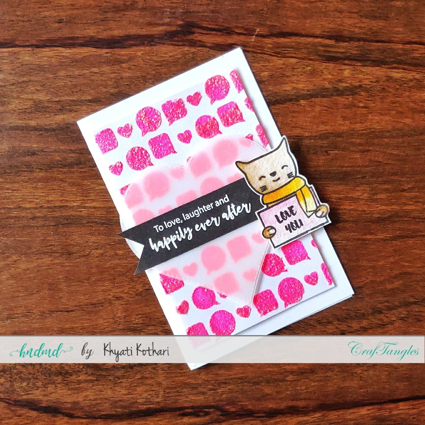 CrafTangles Glimmer Paste - Hot Pink CrafTangles Hug me Stamp Set 1 CrafTangles_Hug_me_Stamp_Set_1