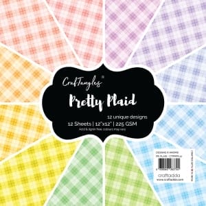 CrafTangles Scrapbook Paper Pack - Pretty Plaid (12"x12")