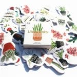 Succulents or Plants Stickers or Ephemera (40 pcs)