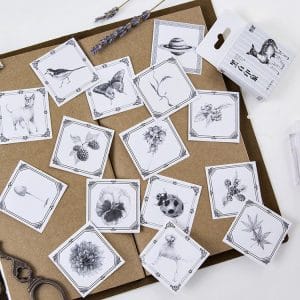 Vintage Life Stickers or Ephemera (40 pcs)