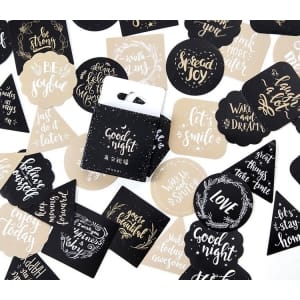 Quotes Cards Stickers or Ephemera (40 pcs)