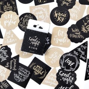 Quotes Cards Stickers or Ephemera (40 pcs)