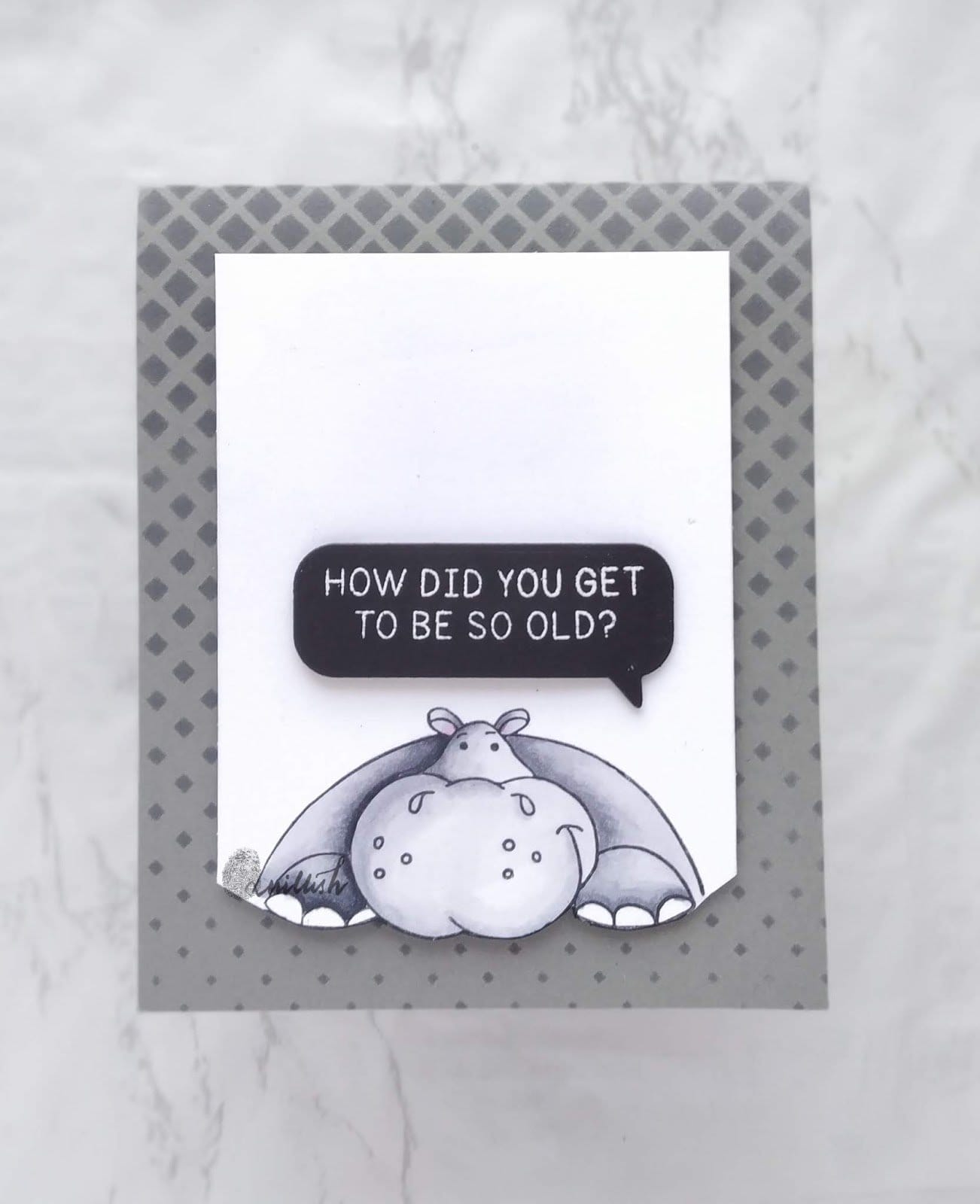 CrafTangles 6"x6" Stencil - Diamond Fade Ishani diamond Fade Stencil Ishani_diamond_Fade_Stencil