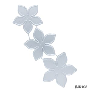 Steel Dies - 5 petal flowers for flowermaking (Set of 3 dies)