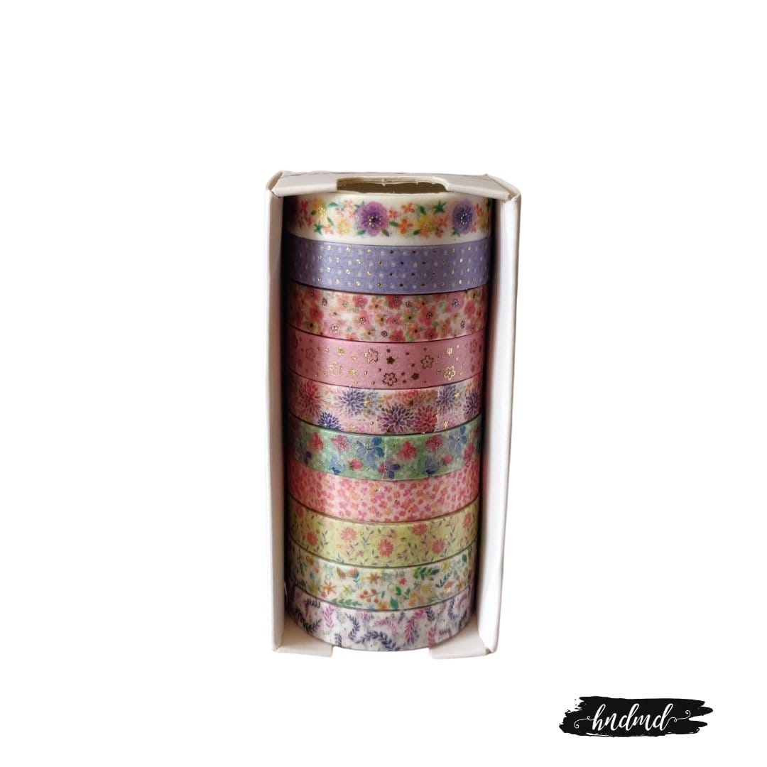 Washi Tape Mix Set - Flowers Washi Tape Mix Set - Flowers