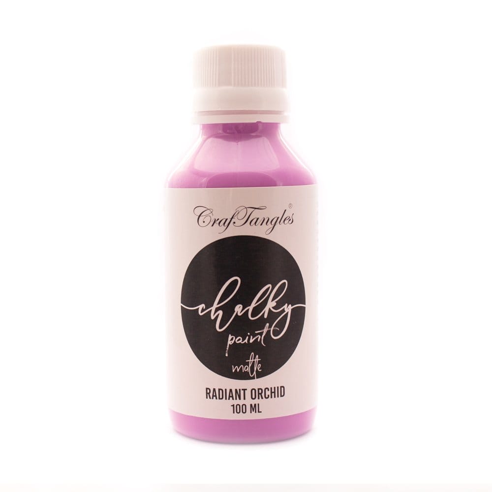 CrafTangles Chalk Paint - Radiant Orchid (100 ml) Radiant Orchid Craftangles chalky paint CTCPRO100 CrafTangles Chalk Paint - Radiant Orchid (100 ml)