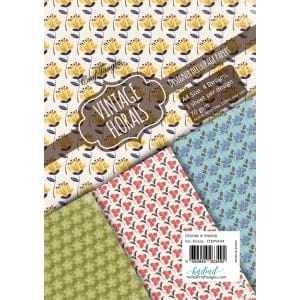 CrafTangles Decoupage Paper Pack - Vintage Florals (A4) - 4 sheets