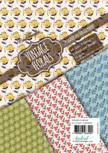 CrafTangles Decoupage Paper Pack - Vintage Florals (A4) - 4 sheets