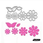Steel Cutting Dies - Flower and Leaves (LCXY719)