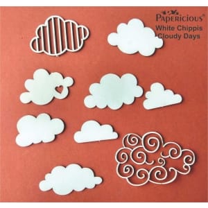 Papericious White Chippis - Cloudy Days