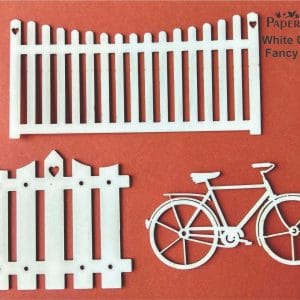 Papericious White Chippis - Fancy Fence