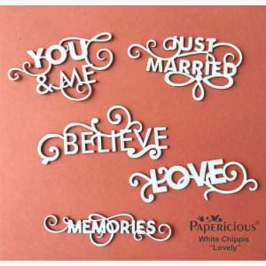 Papericious White Chippis - Lovely