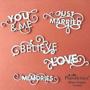 Papericious White Chippis - Lovely