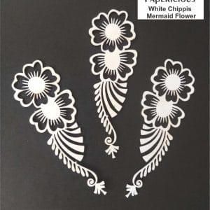 Papericious White Chippis - Mermaid Flower