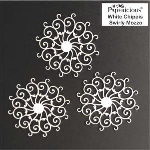 Papericious White Chippis - Swirly Mozzo