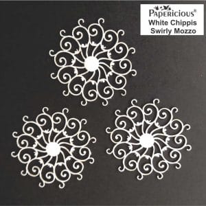 Papericious White Chippis - Swirly Mozzo