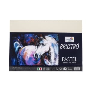 Brustro Pastel Assorted Soft 160 GSM A3 Pack of 20 Sheets