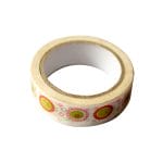 Simple floral border - Japanese Washi Tape (15 mm by 10 m)