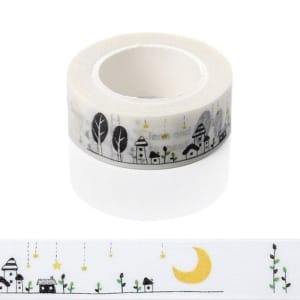 Washi Tape - Doodled Scene