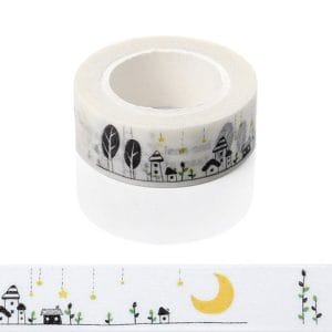 Washi Tape - Doodled Scene
