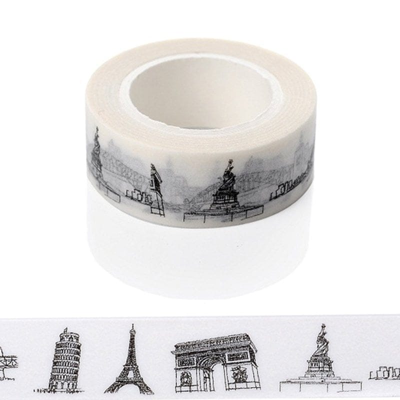 Sketchy Travel - Japanese Washi Tape CAWT 247 washi Tapes sketchy travel Sketchy Travel - Japanese Washi Tape