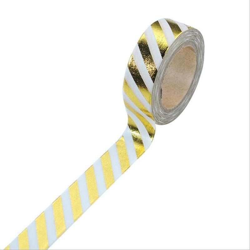 Foiled Washi Tape - Striped CAWT 248 washi Tapes striped Foiled Washi Tape - Striped