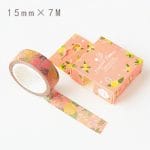 Washi Tape - Peach Flowers