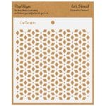 CrafTangles 6"x6" Stencil - Geometric Flowers