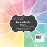 CrafTangles Scrapbook Paper Pack - Ombre Watercolor - Brights (12"x12")