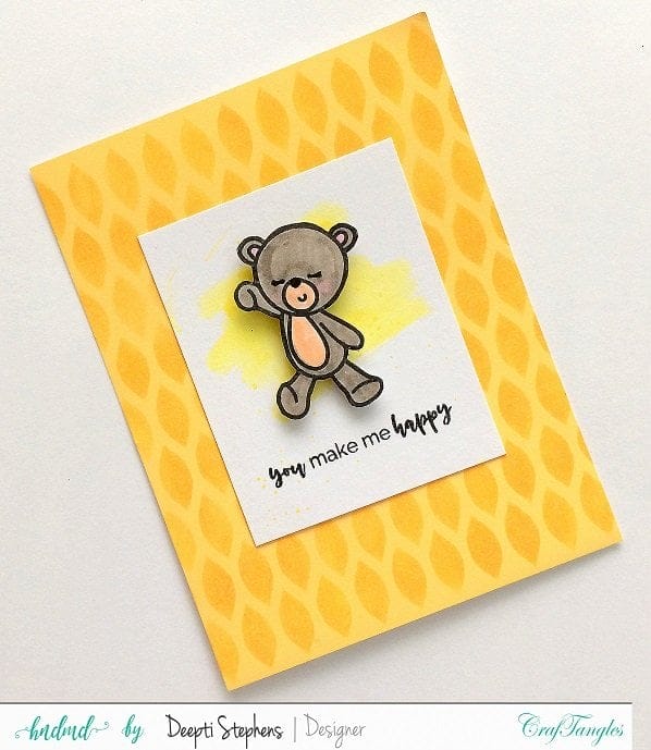 CrafTangles 6"x6" Stencil - Fish Net Deepti 19th 2 Deepti_19th_2