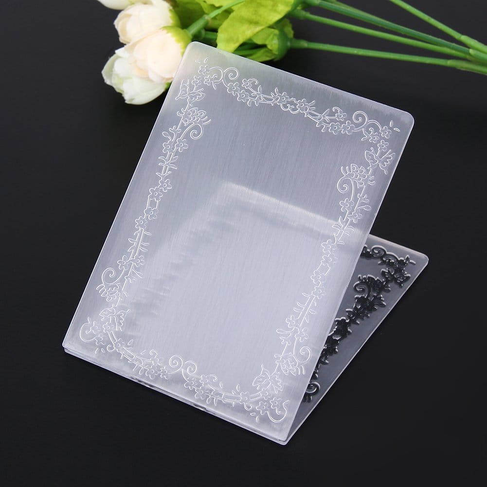 Embossing Folder - Floral Vines (3" X 4") EF 030 embossing folder floral vines Embossing Folder - Floral Vines (3" X 4")