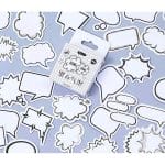 Speech bubbles Stickers or Ephemera (45 pcs)
