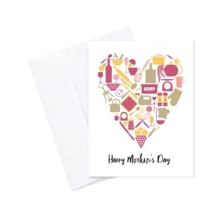 Mothers Day tools printed Greeting Card