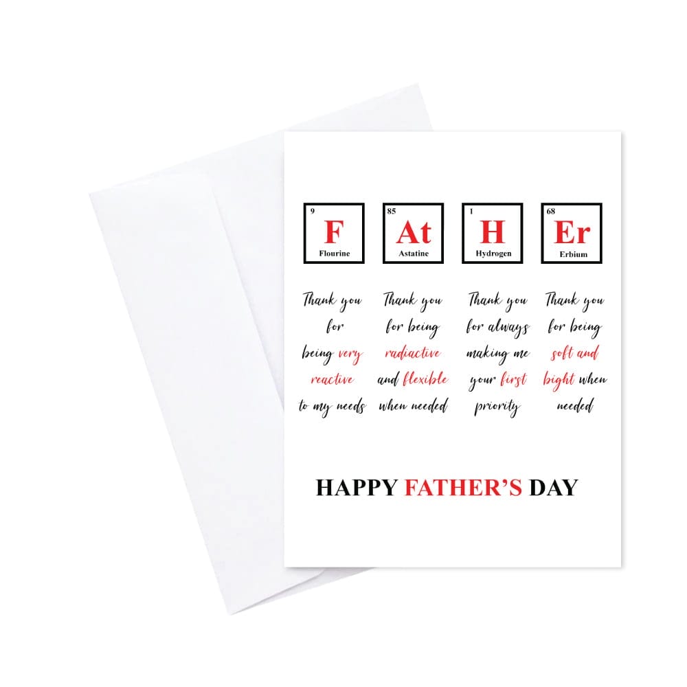 Geeky Fathers Day printed Greeting Card PGC 05 greeting cards geeky happy fathers day Geeky Fathers Day printed Greeting Card